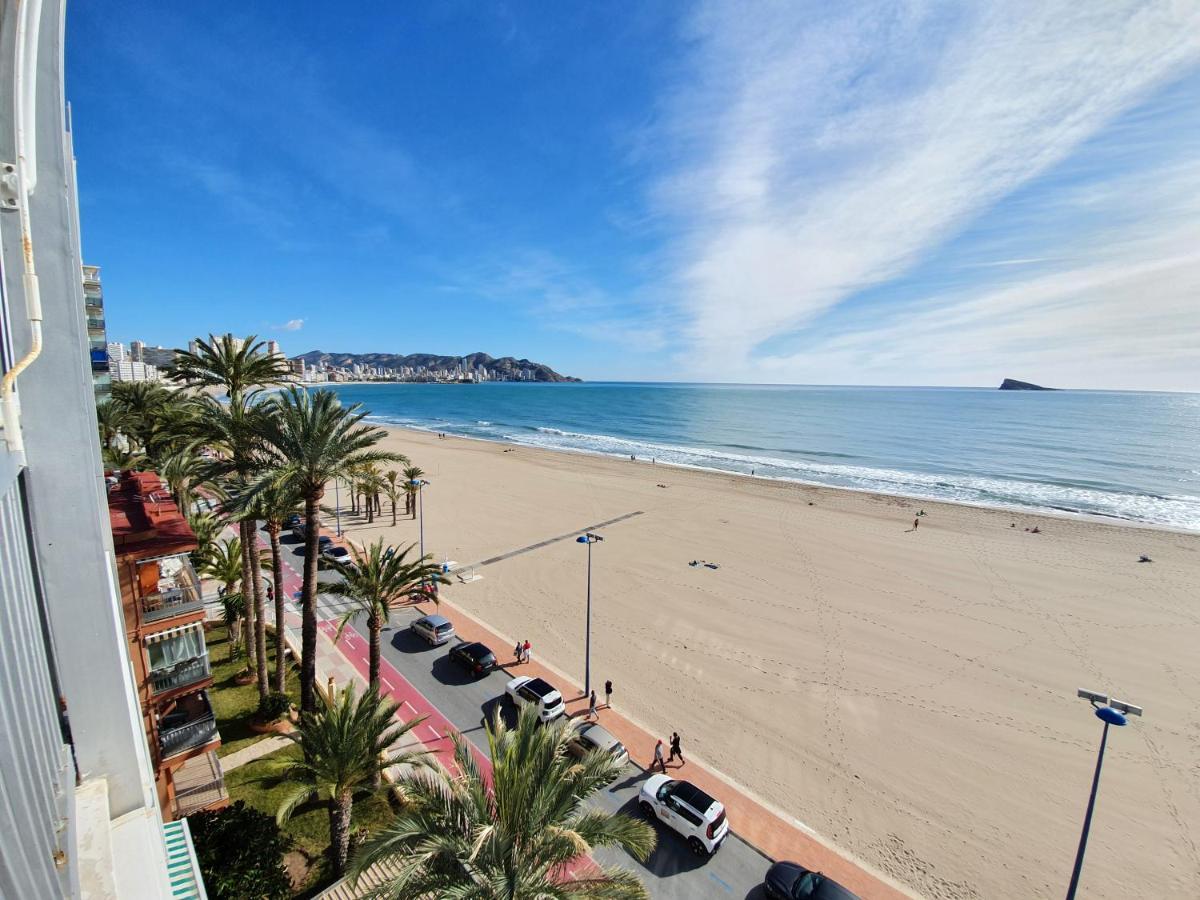 Esmeralda, Benidorm Beachfront Poniente, 1St Line Frontal Seaview, Ocean Terrace Extérieur photo