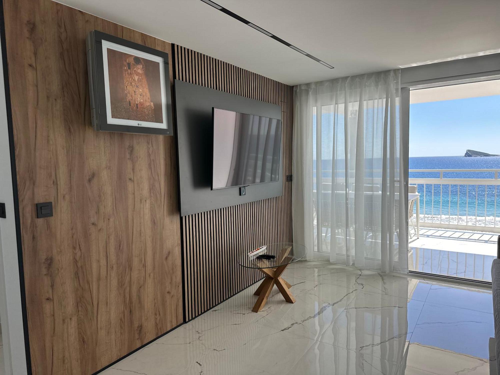 Esmeralda, Benidorm Beachfront Poniente, 1St Line Frontal Seaview, Ocean Terrace Extérieur photo